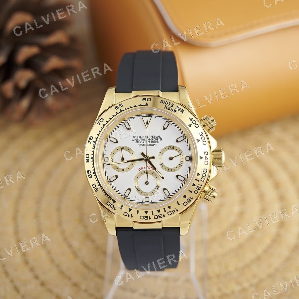 Royale Daytona White Yellow Gold — görsel 1