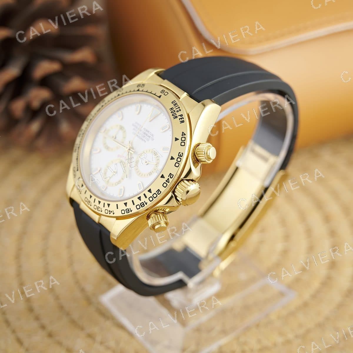 Royale Daytona White Yellow Gold — görsel 3