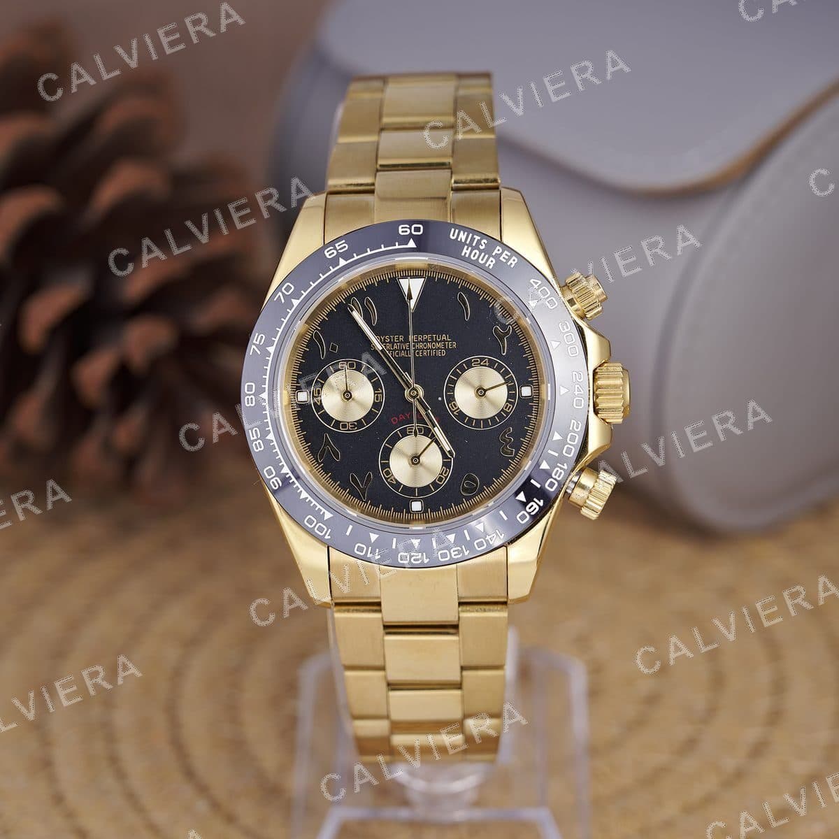 Rolex Cosmograph Daytona Yellow Gold "Black Eastern Arabic Dial"
