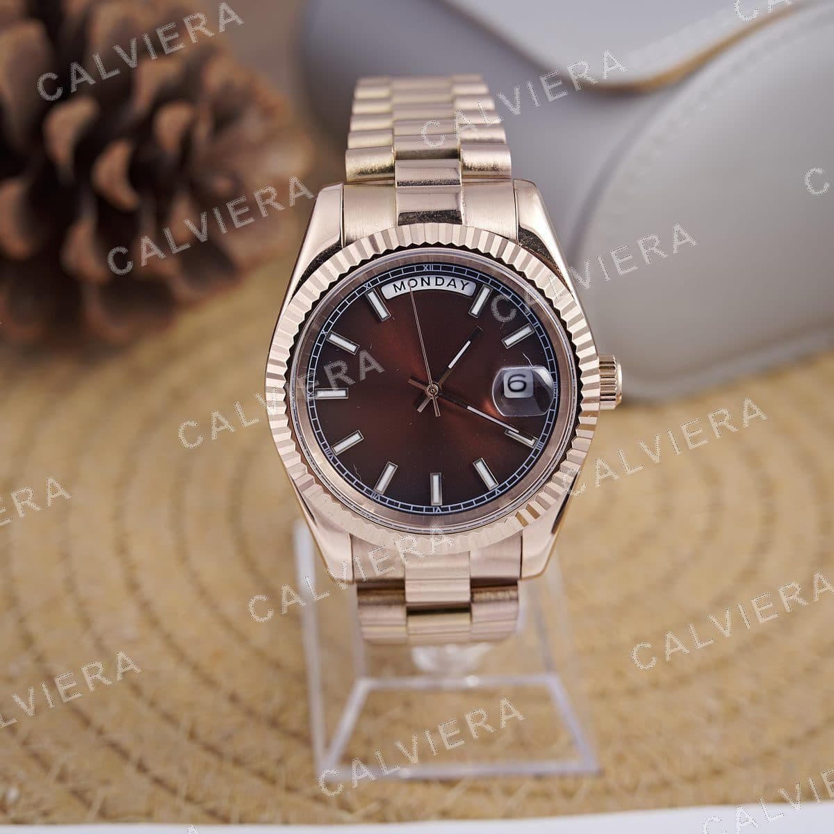 Royale Day-Date Brown Rose Gold — görsel 1