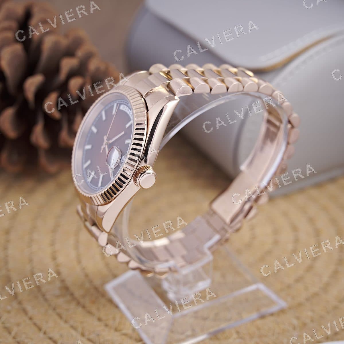 Royale Day-Date Brown Rose Gold — görsel 3